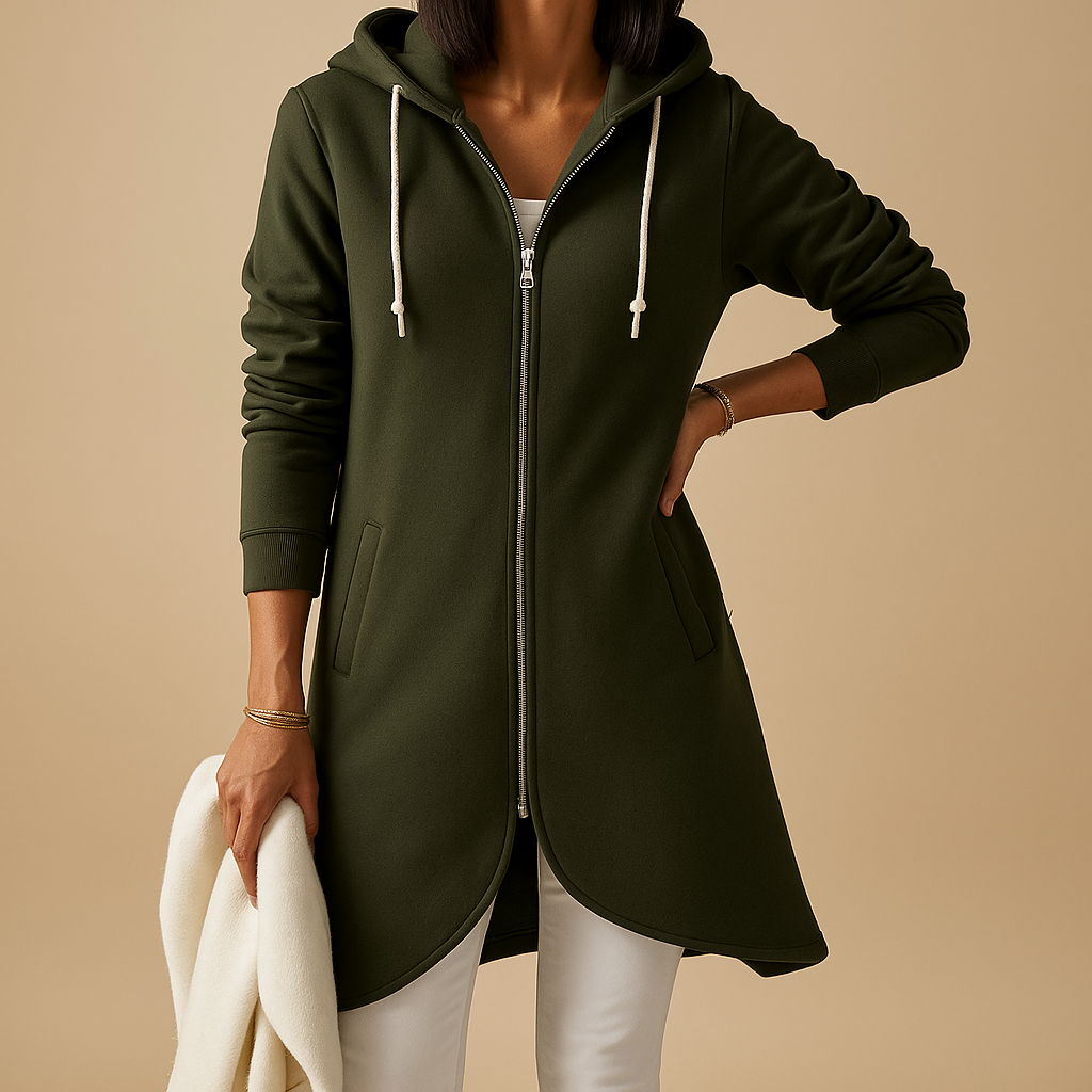 Women's lightweight open cardigan with a minimalist design and breathable knit, ideal for daily wear, office outfits, or casual layering.