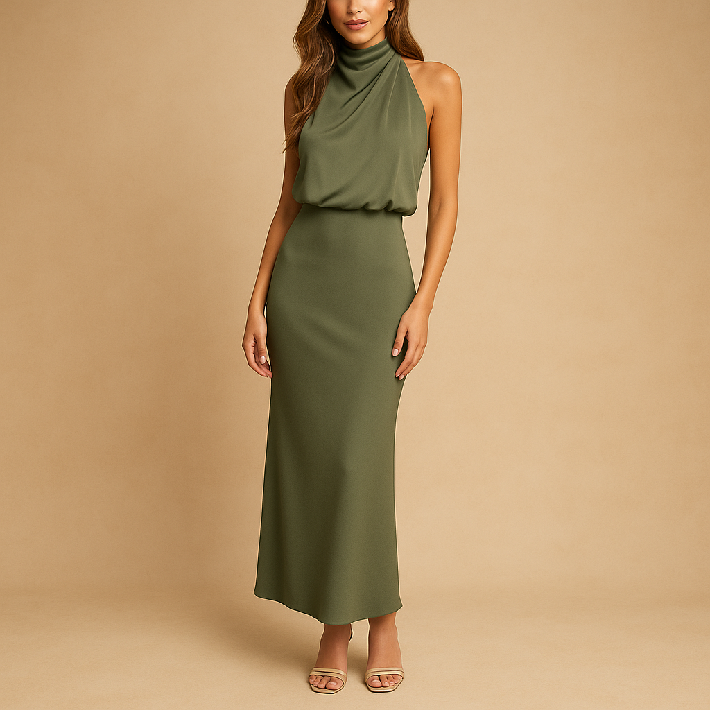 Elegant versatile dress for women in breathable fabric, available in multiple colors, perfect for spring, summer, casual outings, and formal occasions.
