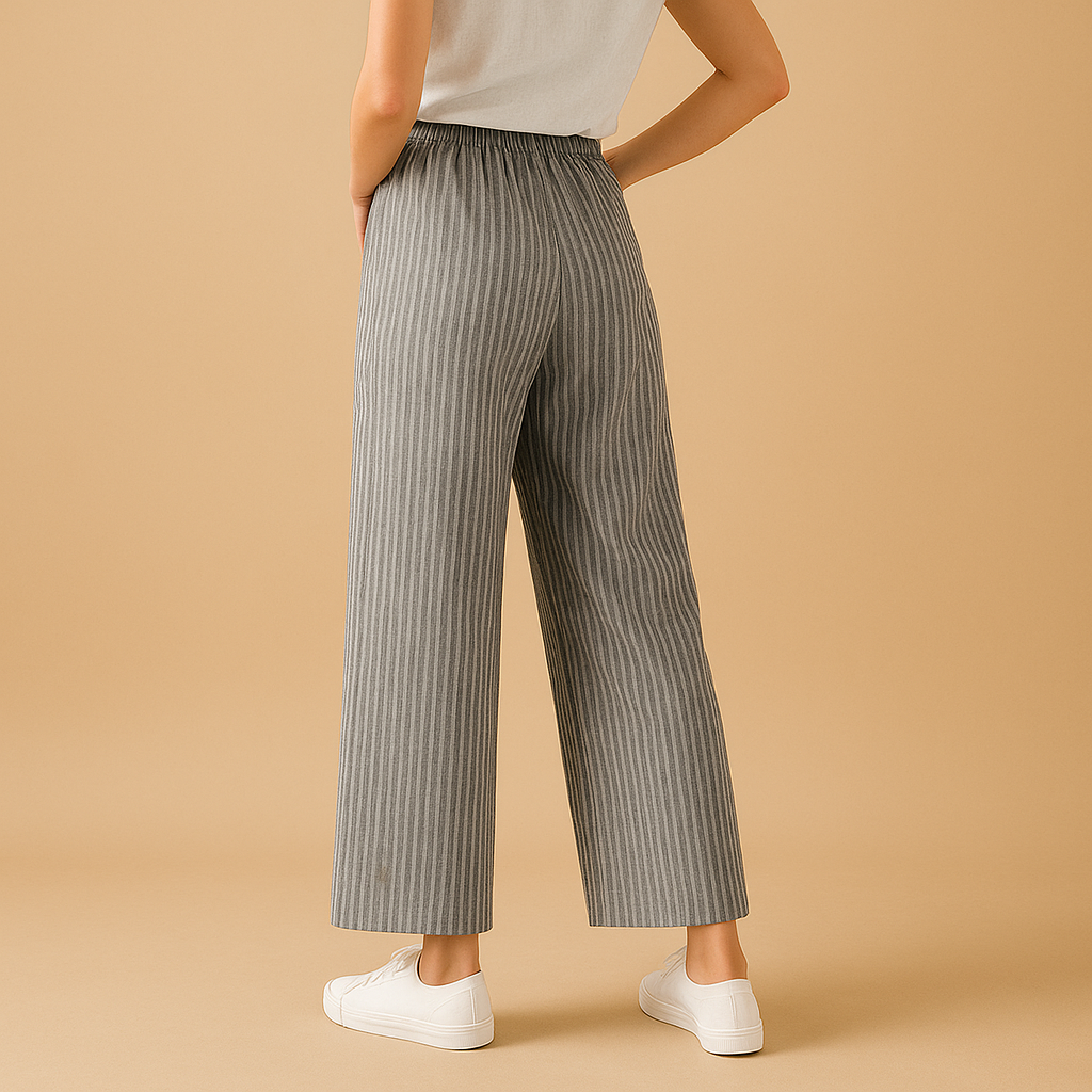 Women’s lightweight summer pants with breathable fabric and comfortable fit, ideal for spring and summer outfits.