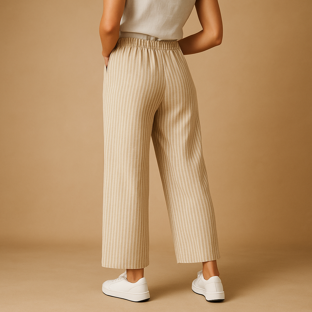 Women’s lightweight summer pants with breathable fabric and comfortable fit, ideal for spring and summer outfits.
