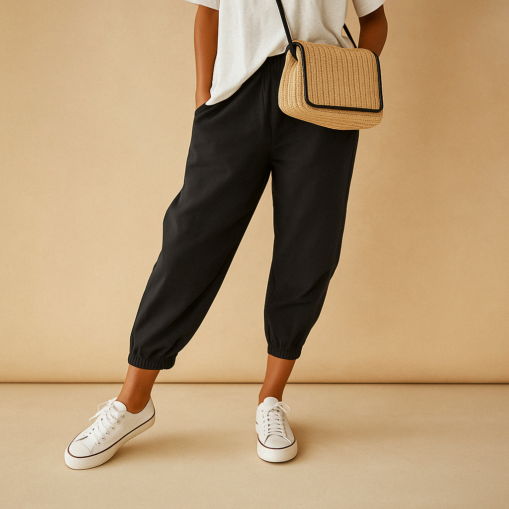 Women’s lightweight summer pants with a breathable fit, perfect for work, leisure, and warm-weather outfits.