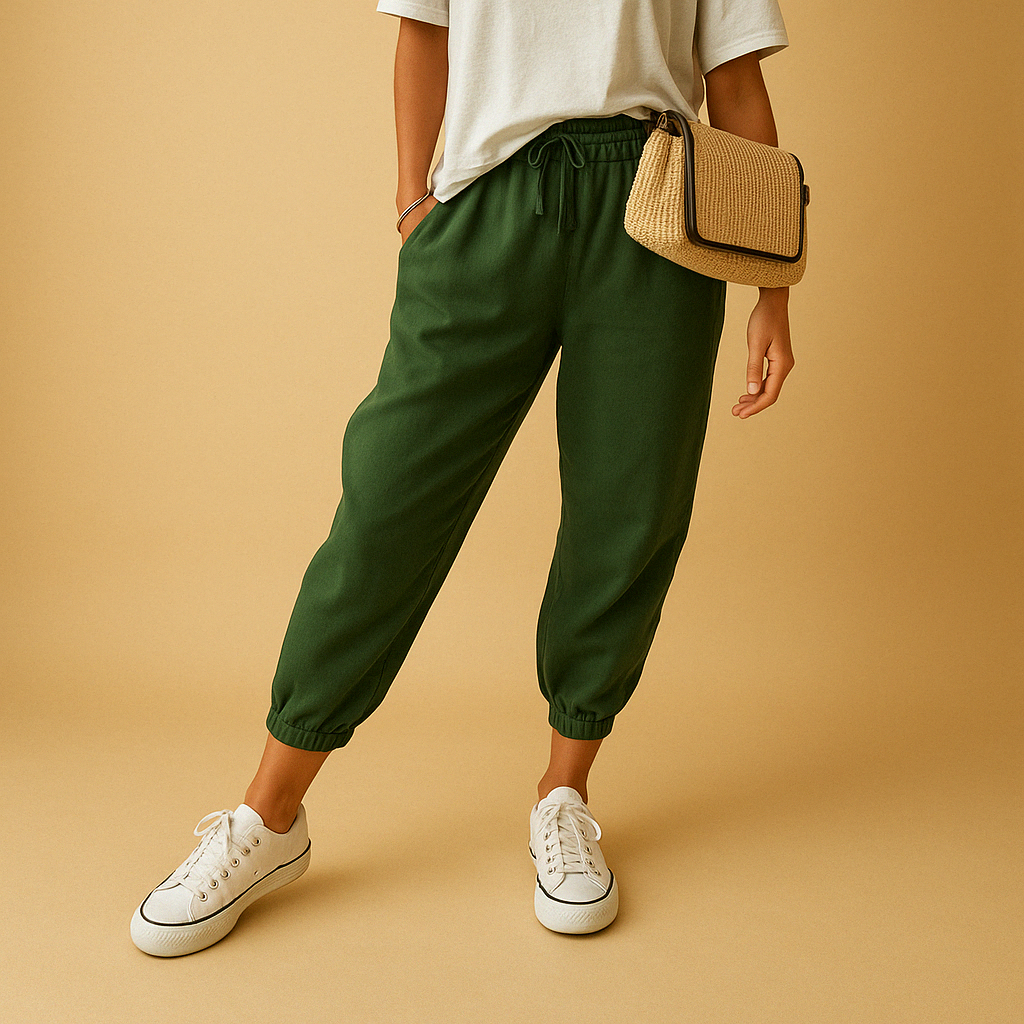 Women’s lightweight summer pants with a breathable fit, perfect for work, leisure, and warm-weather outfits.