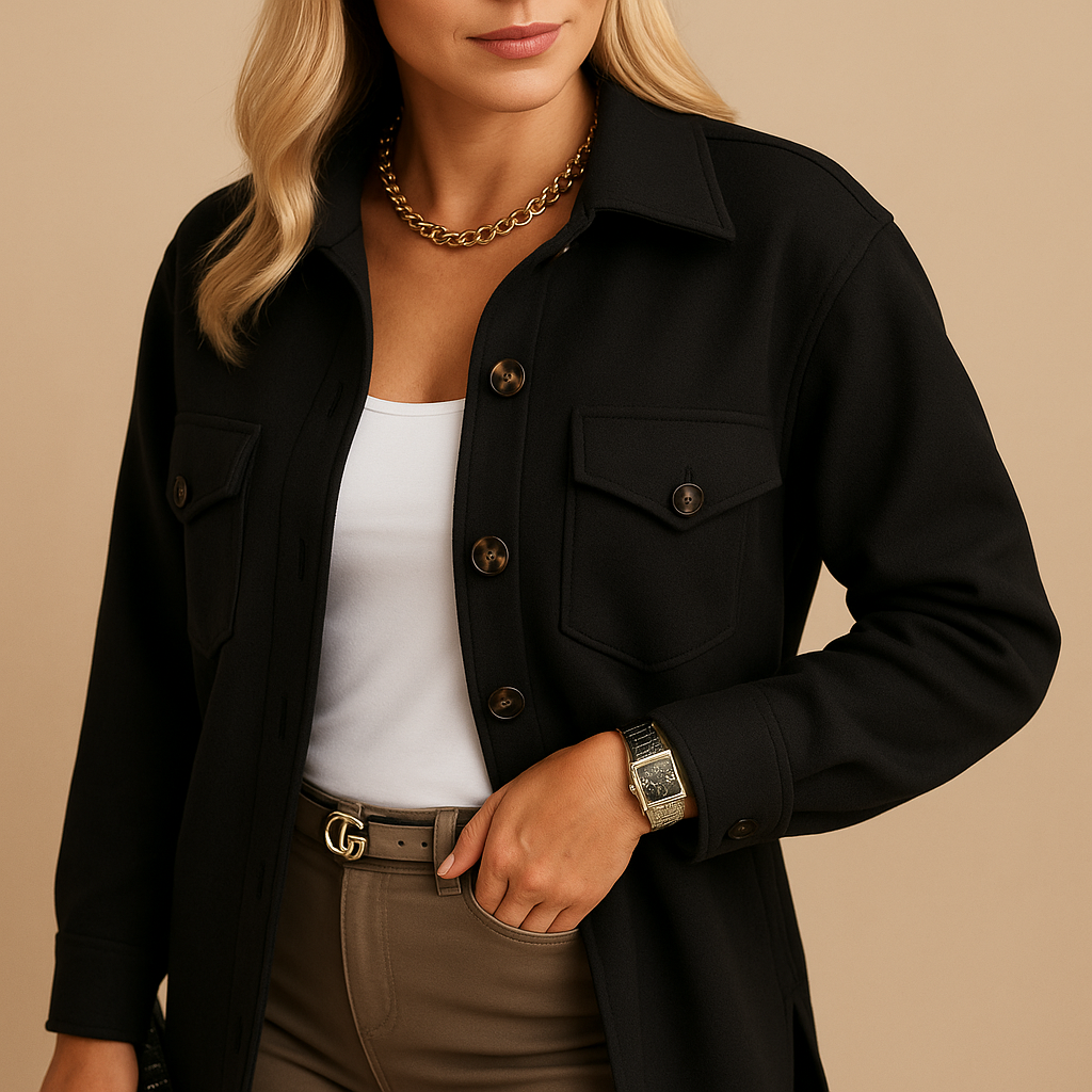 Women’s long elegant winter coat with tailored silhouette and full-length design. Perfect for warmth, formal wear, and stylish casual layering.