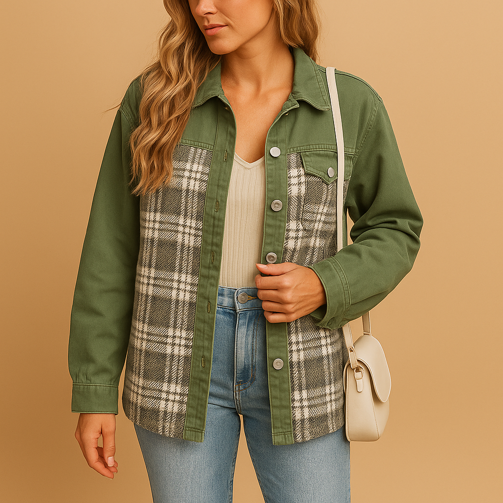 Women’s stylish coat made from soft breathable fabric with relaxed fit, practical side pockets, and timeless design for both casual and formal looks.