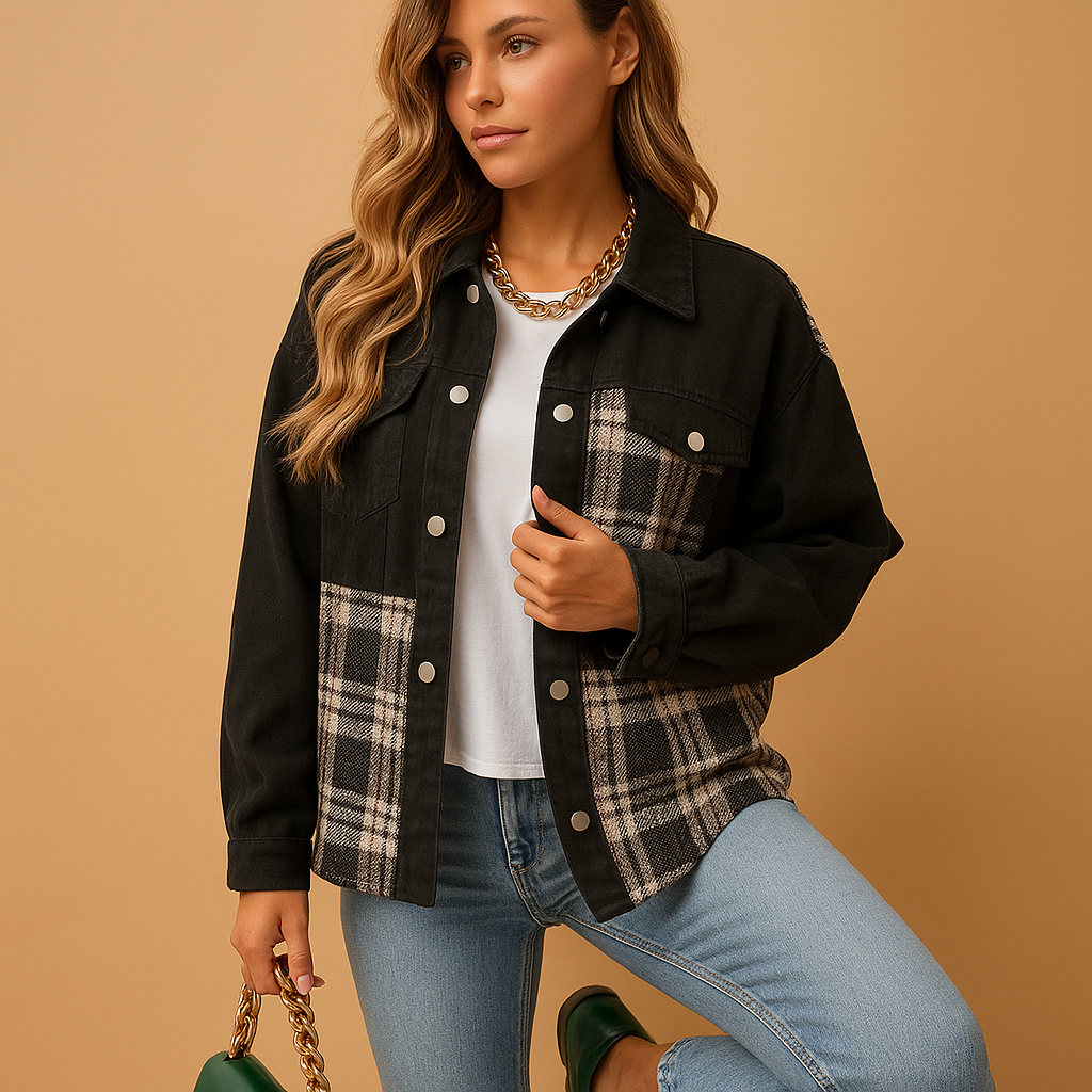 Women’s stylish coat made from soft breathable fabric with relaxed fit, practical side pockets, and timeless design for both casual and formal looks.