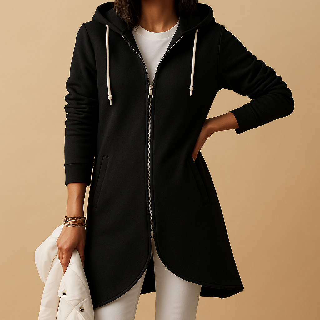 Women's lightweight open cardigan with a minimalist design and breathable knit, ideal for daily wear, office outfits, or casual layering.
