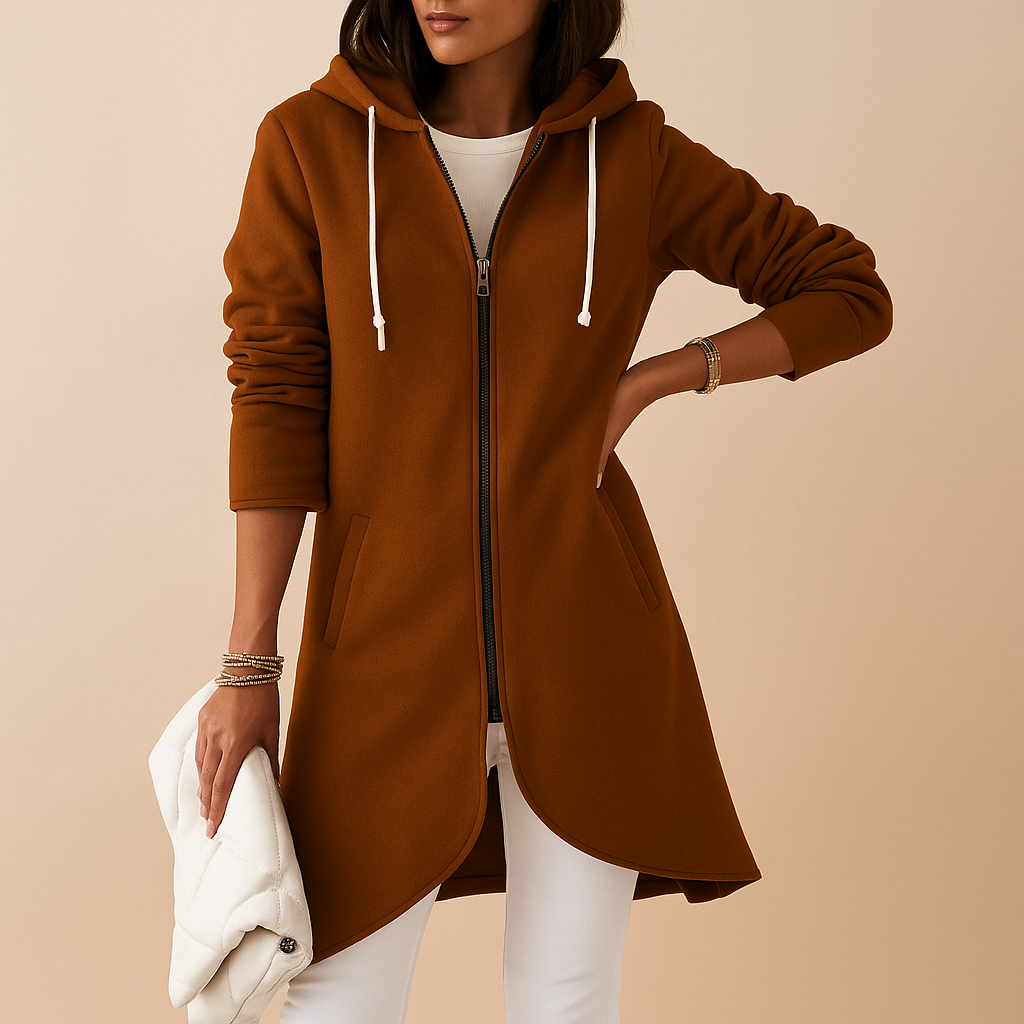 Women's lightweight open cardigan with a minimalist design and breathable knit, ideal for daily wear, office outfits, or casual layering.