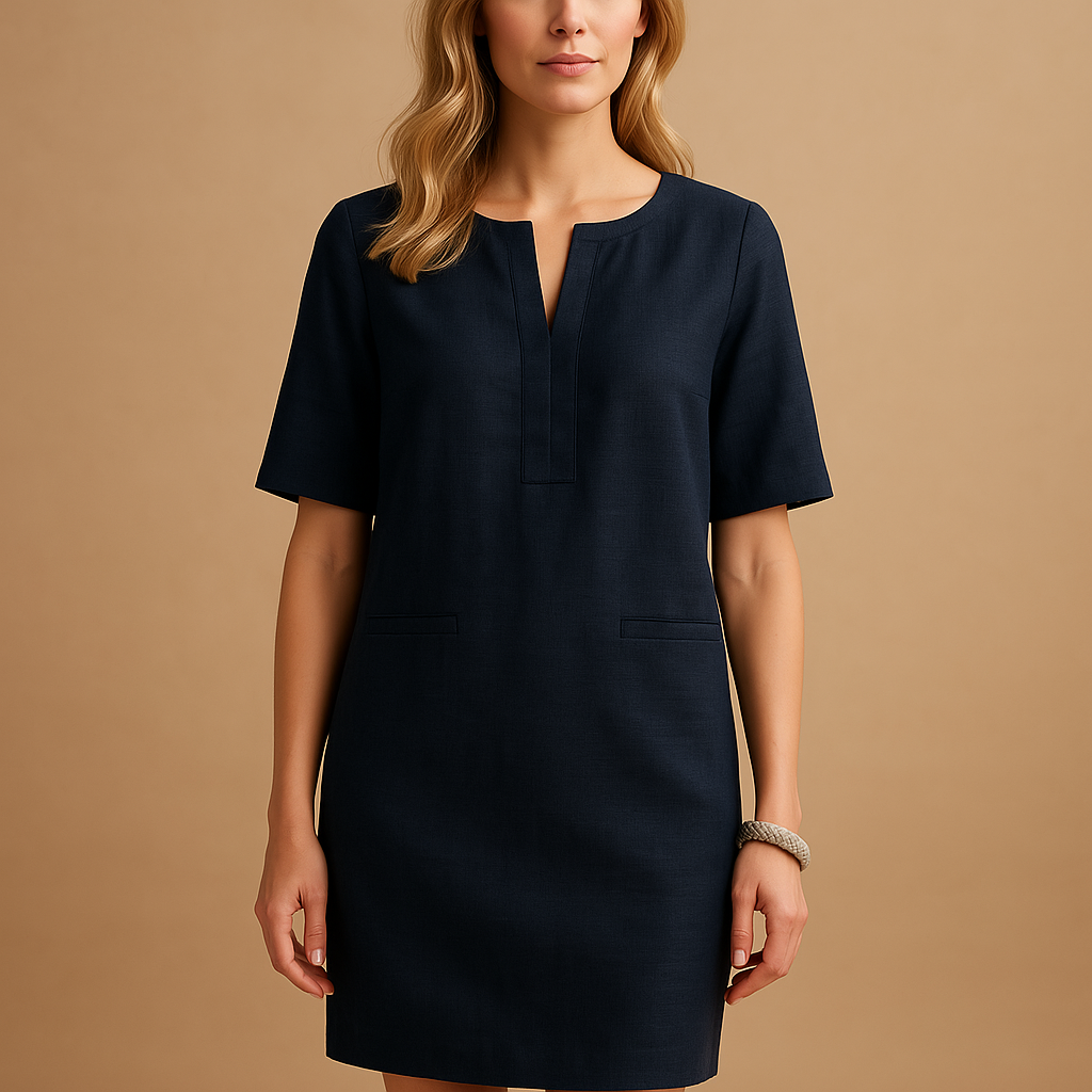Elegant women’s casual chic dress with a lightweight, flattering fit, perfect for everyday wear, outings, and stylish dinners.