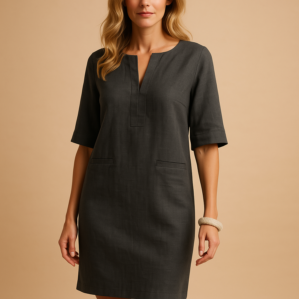 Elegant women’s casual chic dress with a lightweight, flattering fit, perfect for everyday wear, outings, and stylish dinners.