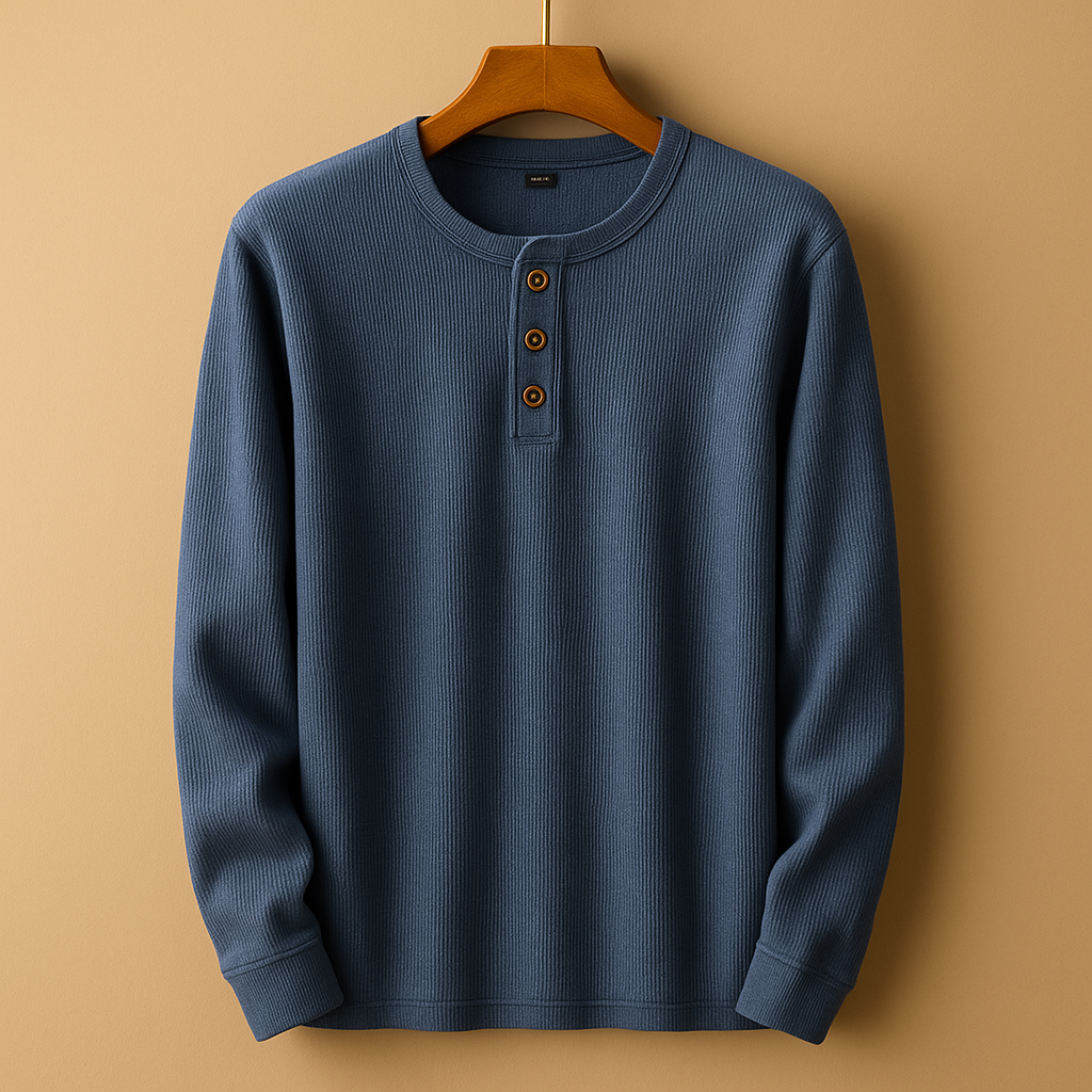 Men’s casual long sleeve shirt with relaxed fit, available in multiple neutral and seasonal colors, ideal for everyday wear and weekend outfits.