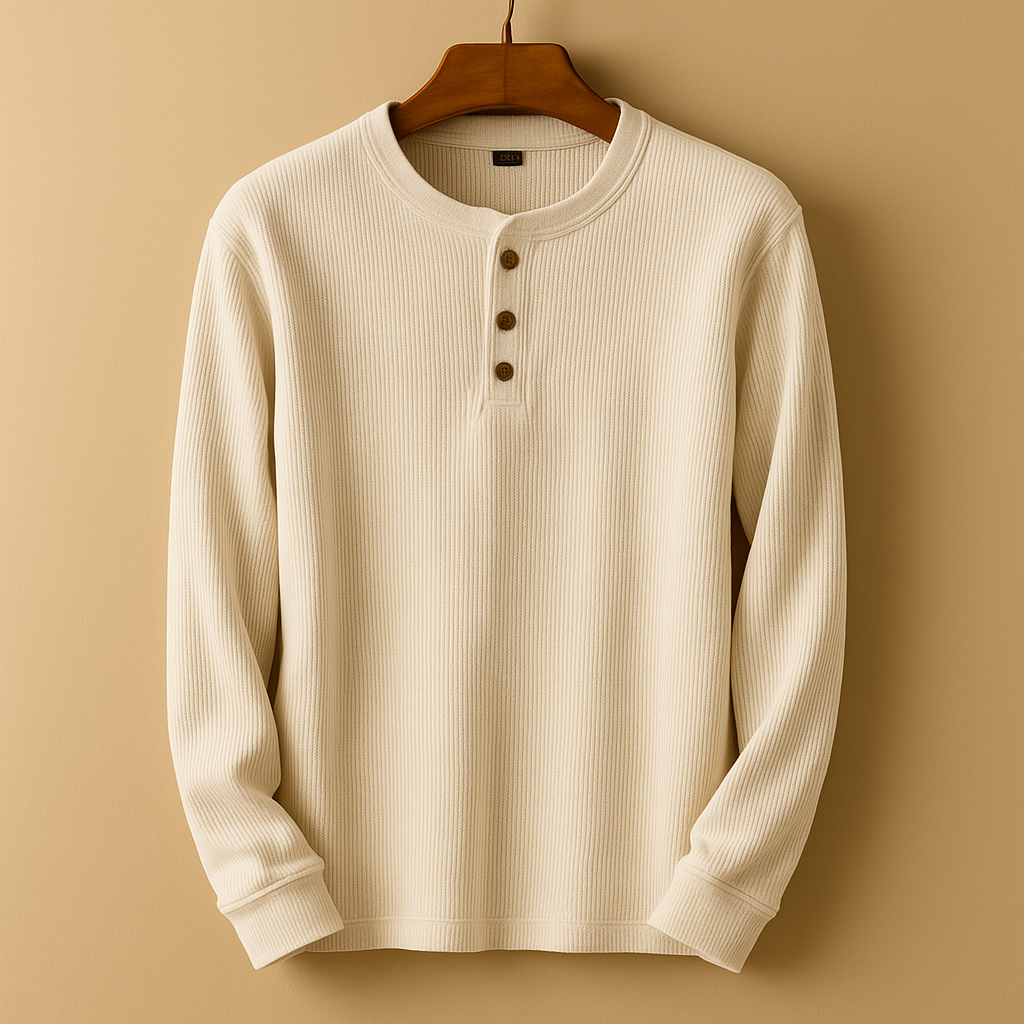 Men’s casual long sleeve shirt with relaxed fit, available in multiple neutral and seasonal colors, ideal for everyday wear and weekend outfits.