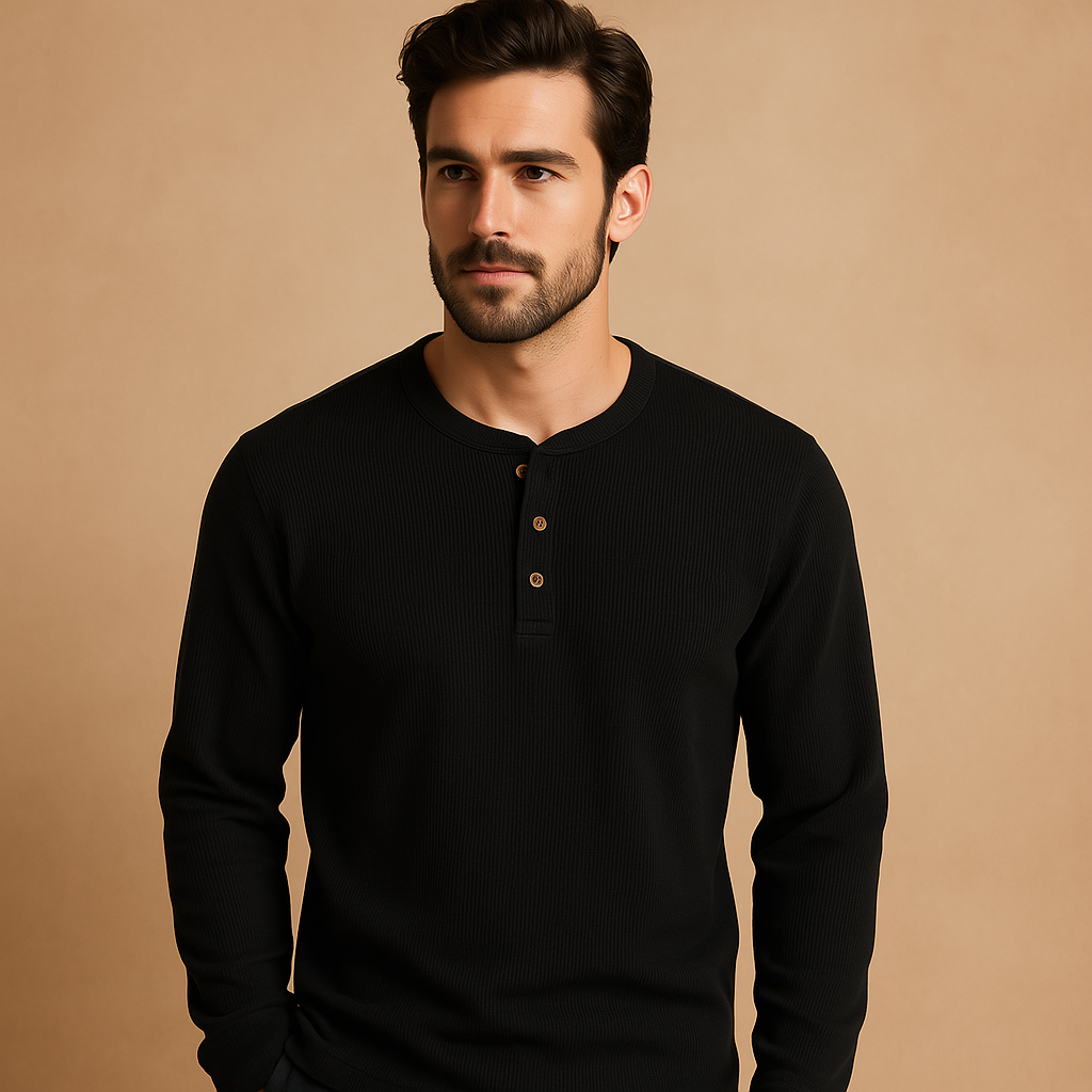 Men’s casual long sleeve shirt with relaxed fit, available in multiple neutral and seasonal colors, ideal for everyday wear and weekend outfits.