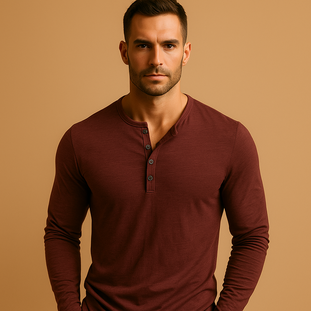 Classic long sleeve shirt for men in black, green, khaki, red, and white with a timeless design and comfortable fit for all occasions.