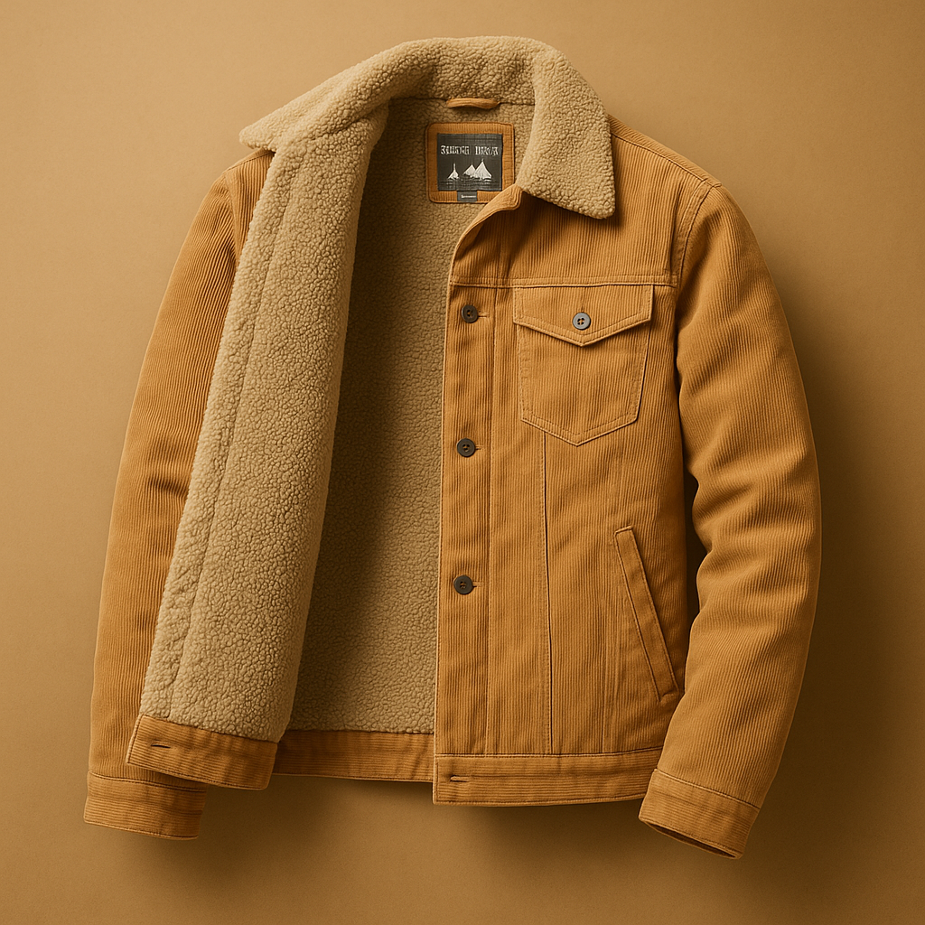 Adrian is a corduroy jacket for men with a slim fit and timeless design. Soft, durable, and versatile for casual and formal outfits. Order today!