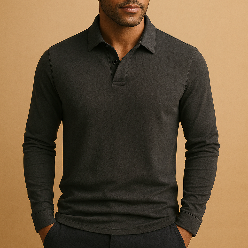 Men’s cotton polo shirt with breathable fabric and classic fit, perfect for casual days, warm weather, and semi-formal occasions.