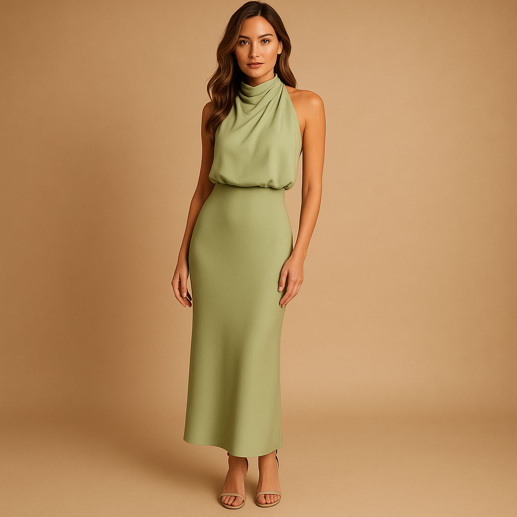 Elegant versatile dress for women in breathable fabric, available in multiple colors, perfect for spring, summer, casual outings, and formal occasions.