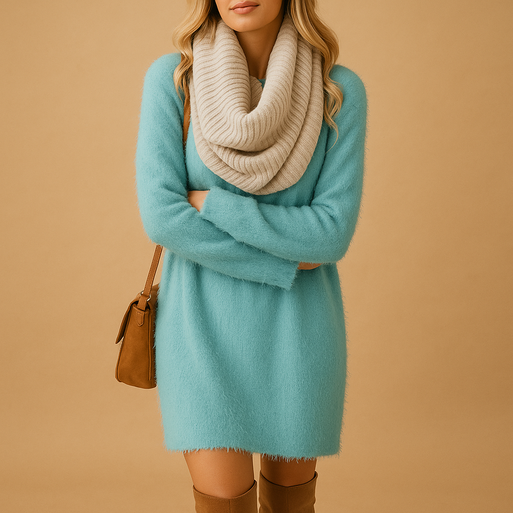 Elegant flowy dress for women named Hazel, featuring a flattering fit and lightweight fabric, ideal for work, daily wear, or special occasions.