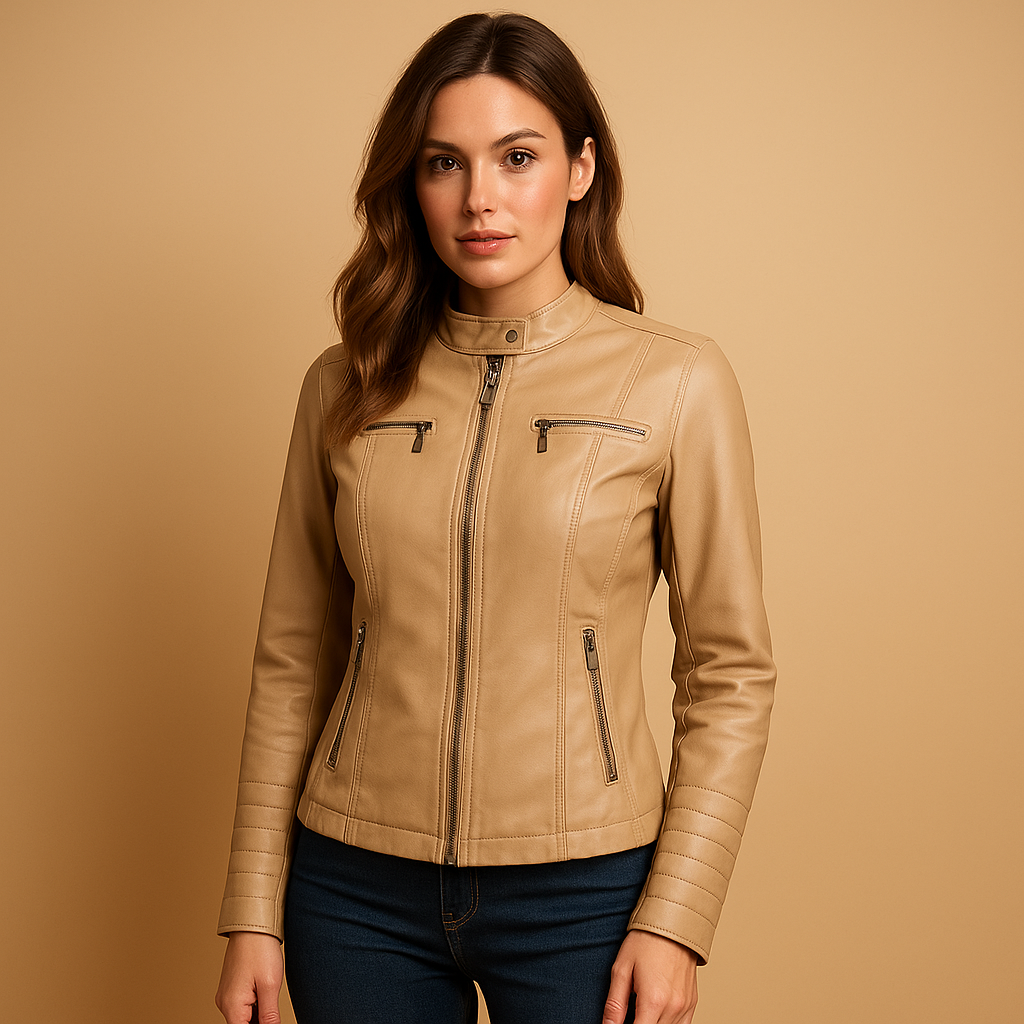 Elegant winter coat for women with lightly tailored fit, soft durable fabric, button or zipper closure, and practical pockets for everyday use.