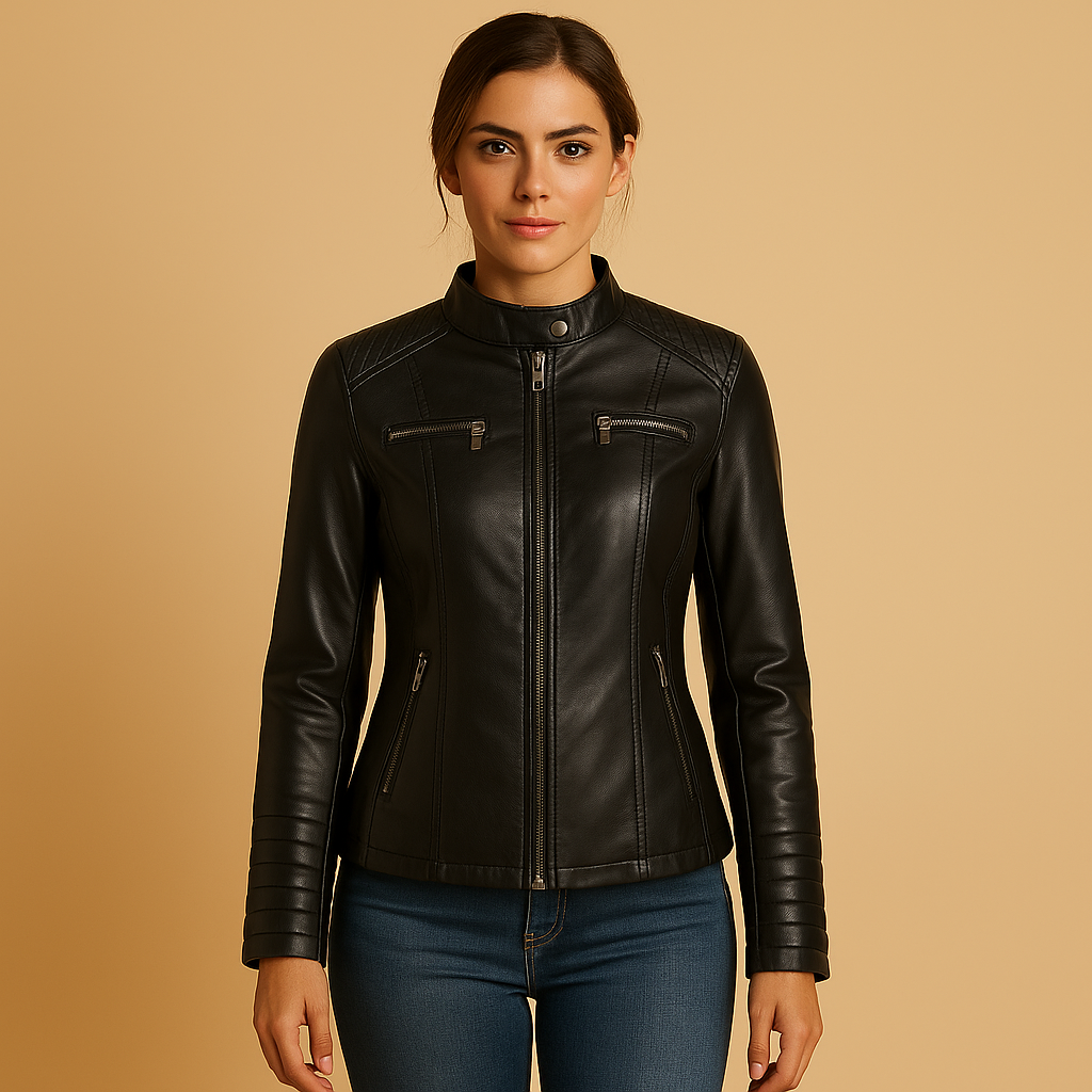 Elegant winter coat for women with lightly tailored fit, soft durable fabric, button or zipper closure, and practical pockets for everyday use.
