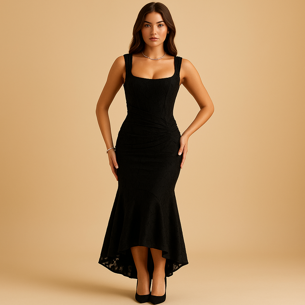 Floral midi dress for women with lightweight fabric and flowy fit, perfect for spring, summer, garden parties, and casual outings.