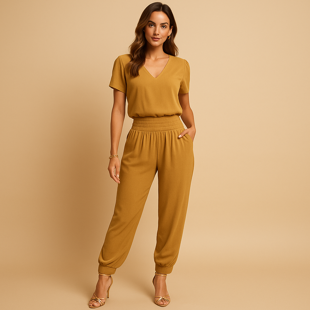 Floral top and pants set for women with breathable fabric and flattering fit, white with multicolor floral print, perfect for casual or daily wear.