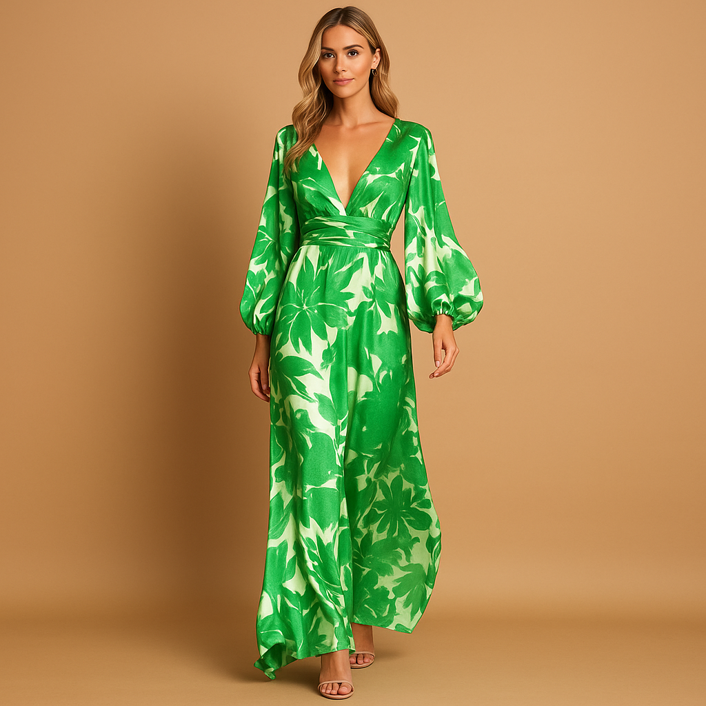 Women’s knee-length elegant dress with a flattering fit and breathable fabric. Perfect for weddings, parties, dinners, and casual occasions.