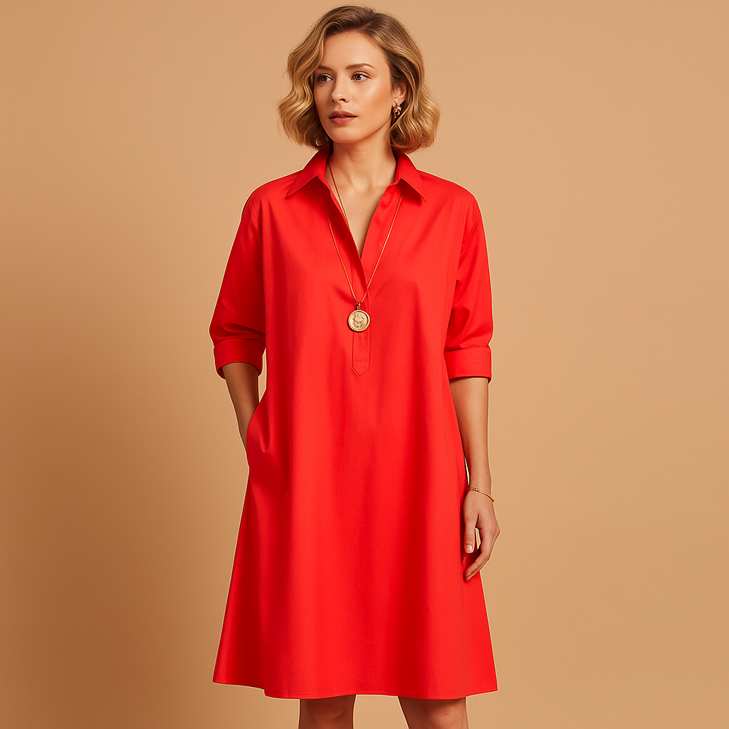 Lightweight spring dress for women with a flattering fit and elegant style, perfect for casual days, parties, or office wear.