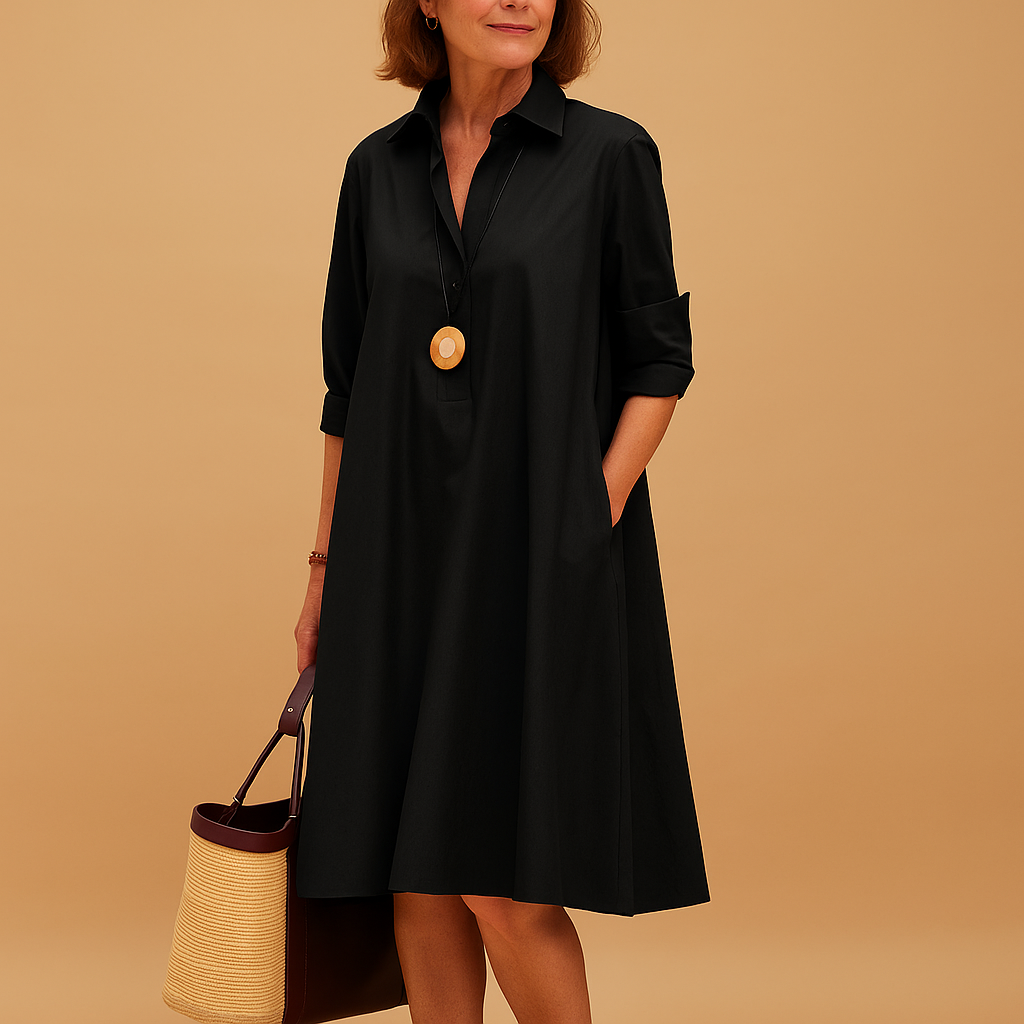 Lightweight spring dress for women with a flattering fit and elegant style, perfect for casual days, parties, or office wear.