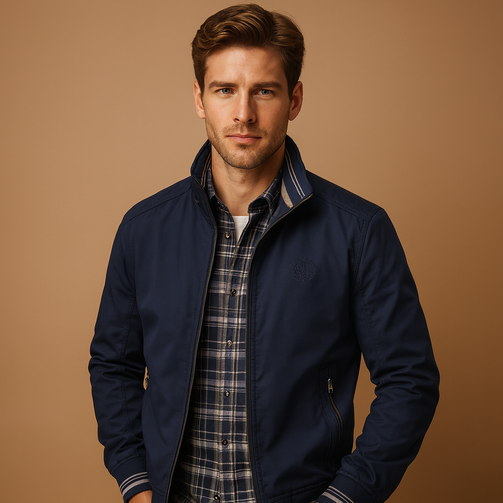 Men’s lightweight summer jacket with breathable fabric and modern design. Perfect for casual outings and stylish occasions in spring and summer.