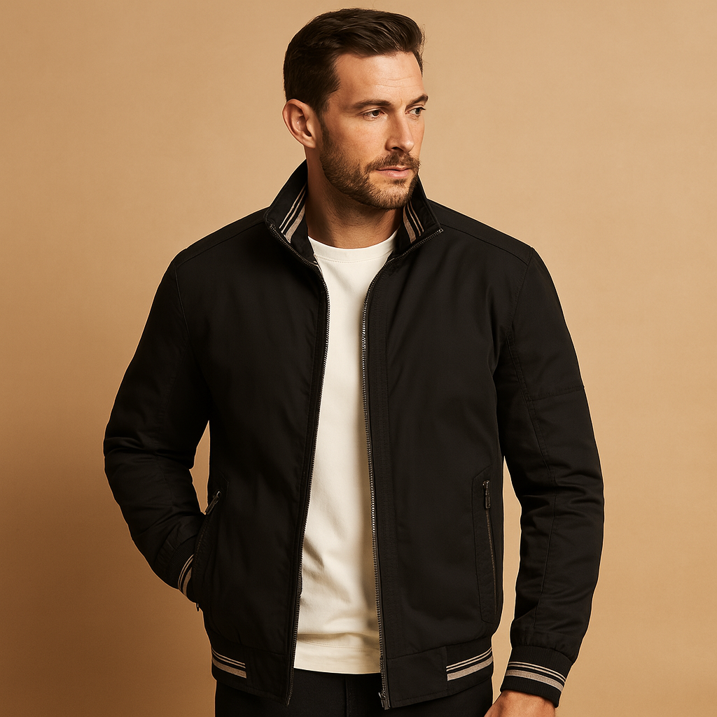 Men’s lightweight summer jacket with breathable fabric and modern design. Perfect for casual outings and stylish occasions in spring and summer.