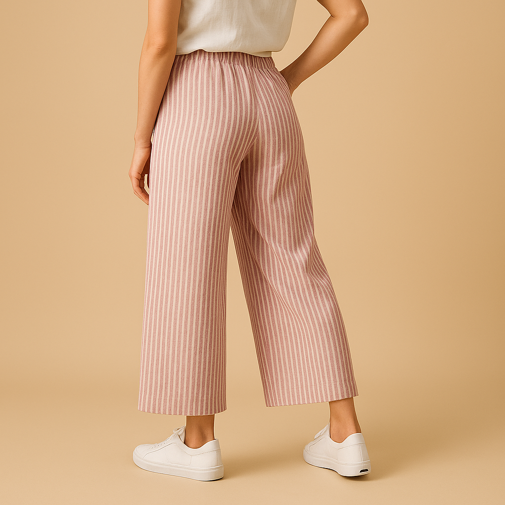 Women’s lightweight summer pants with breathable fabric and comfortable fit, ideal for spring and summer outfits.