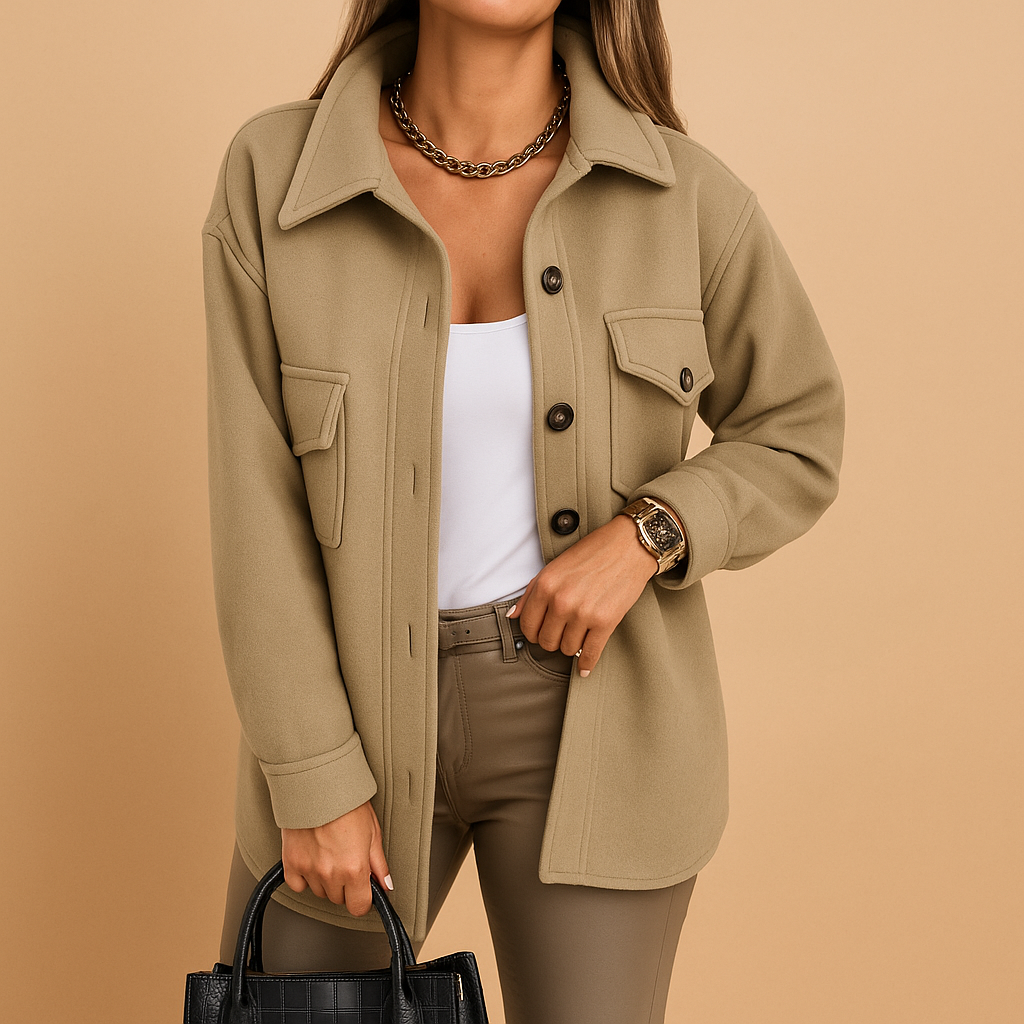 Women’s long elegant winter coat with tailored silhouette and full-length design. Perfect for warmth, formal wear, and stylish casual layering.