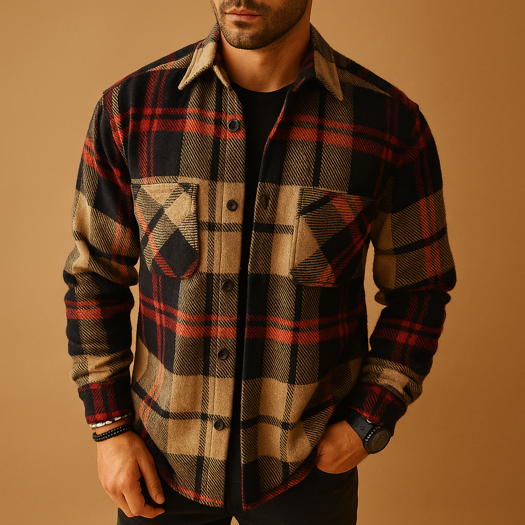 Men’s long sleeve shirt in solid colors with breathable lightweight fabric, perfect for casual, office, and formal wear.
