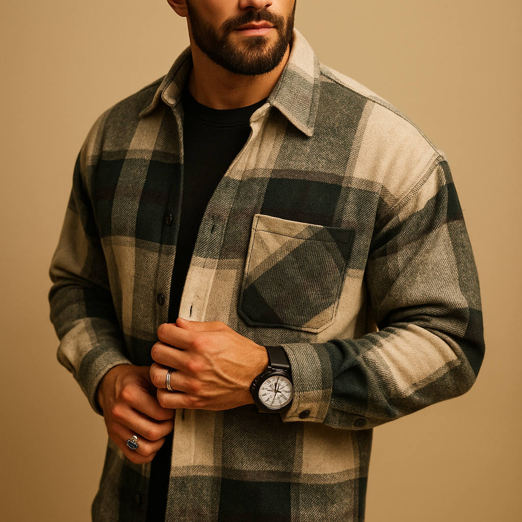 Men’s long sleeve shirt in solid colors with breathable lightweight fabric, perfect for casual, office, and formal wear.