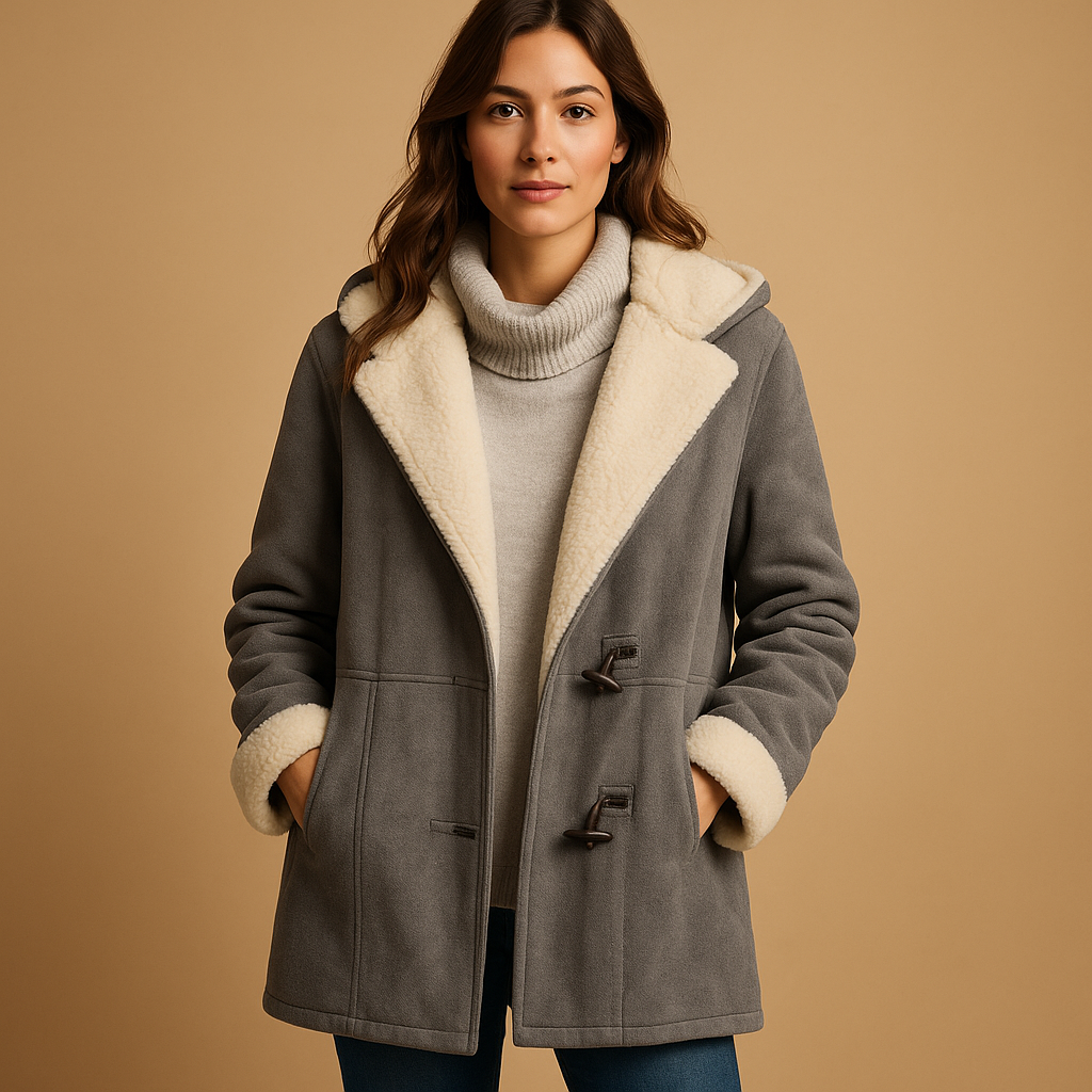 Long winter coat with hood for women, featuring insulating fabric, modern fit, and versatile colors including red, black, khaki, army green, and gray.