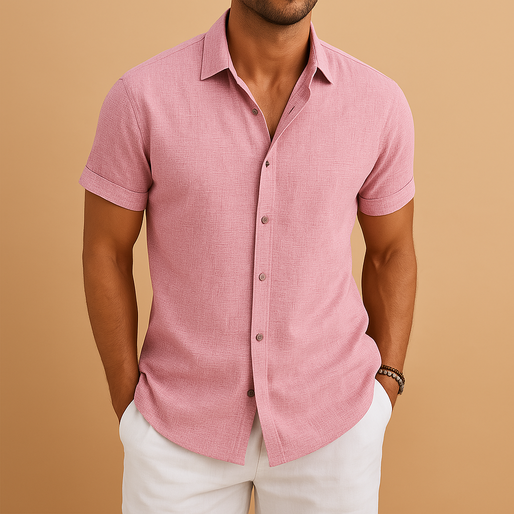 Men’s modern fitted shirt with classic cut and timeless design, ideal for casual wear, weekend outings, and semi-formal occasions.