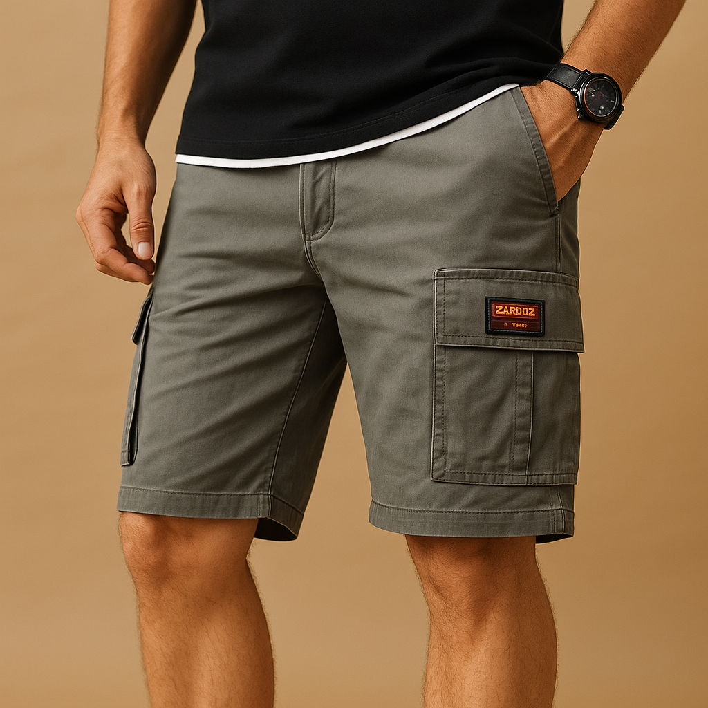 Men’s quick-dry cargo shorts with breathable fabric, relaxed fit, and multiple functional pockets. Perfect for hiking, camping, and casual outdoor wear.