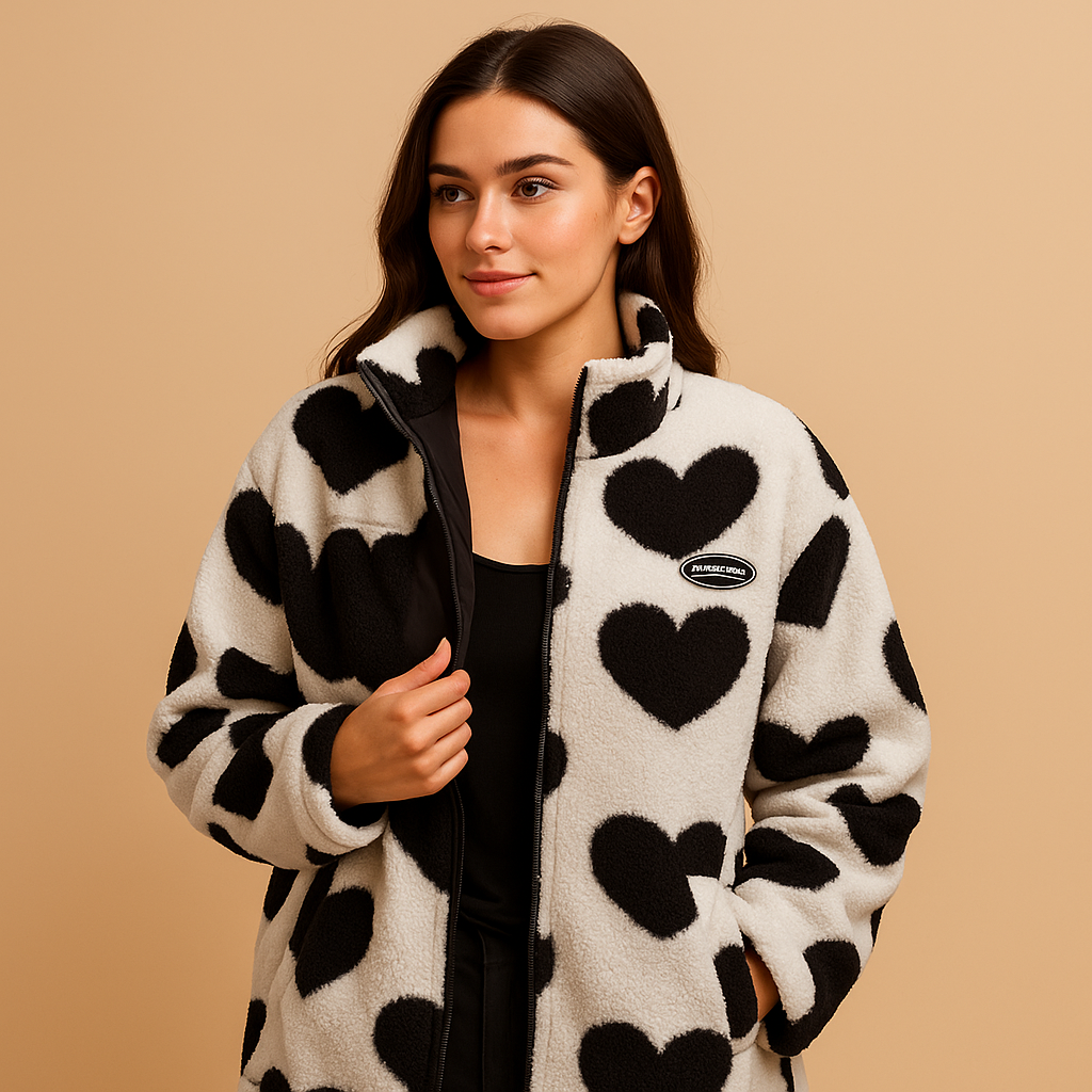 Women’s reversible winter coat with sleek silhouette, available in black, blue, and pink. Stylish, versatile, and warm for casual or chic looks.