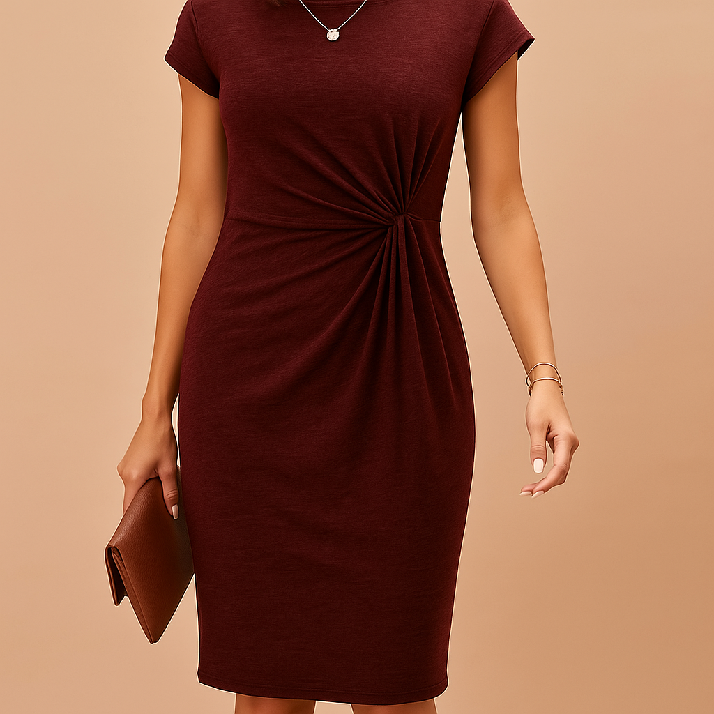 Shaping bodycon dress for women with a flattering silhouette, perfect for work, dinners, parties, or casual everyday wear.