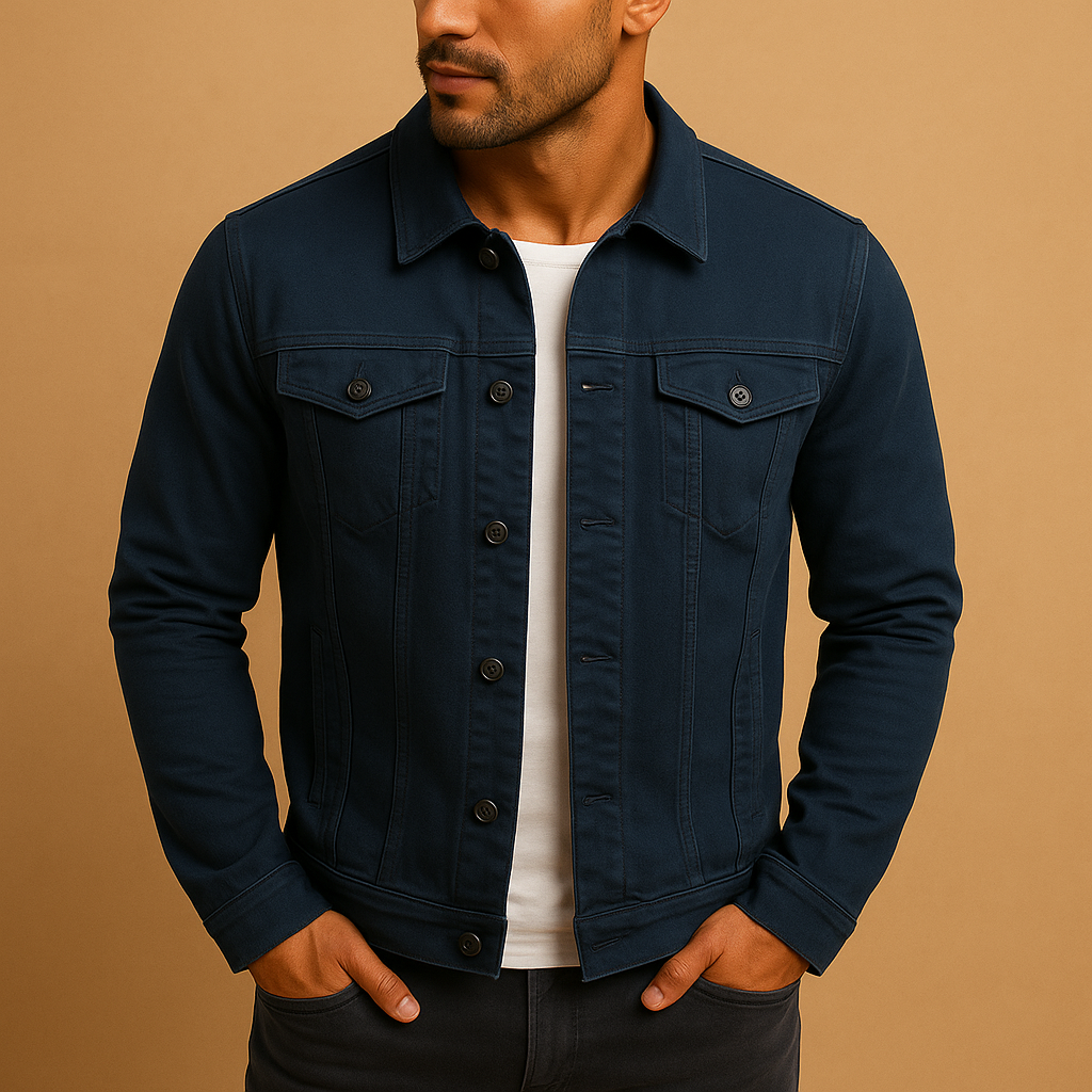 Men’s tailored classic shirt Nathan in breathable cotton with slim fit, collar, and button closure. Ideal for formal events and casual outfits.