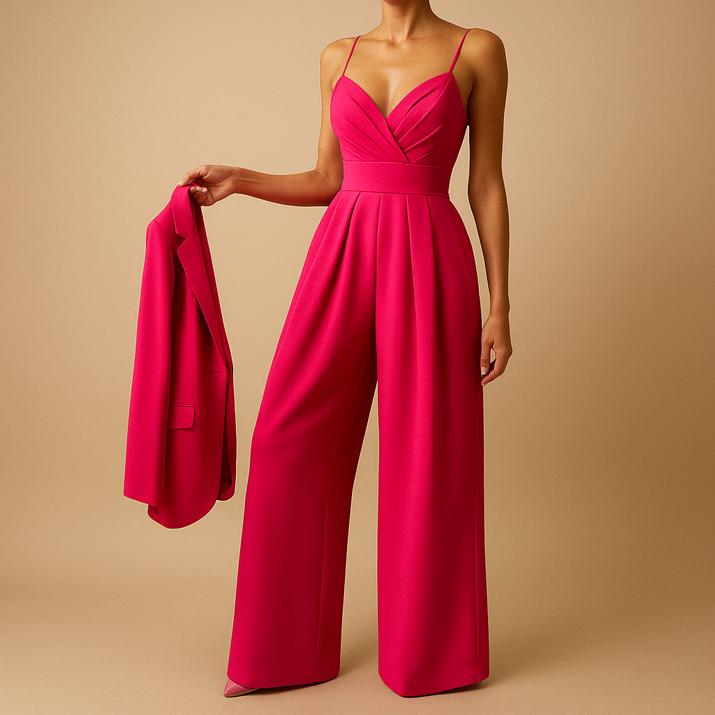 Women’s trendy summer jumpsuit with adjustable straps and breathable fabric. Perfect for summer parties, casual outings, and stylish evenings.