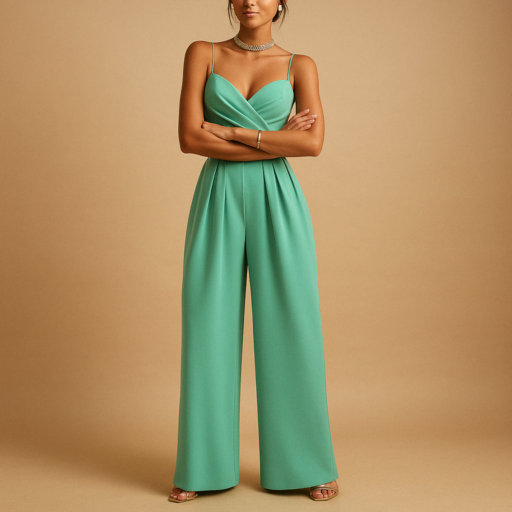 Women’s trendy summer jumpsuit with adjustable straps and breathable fabric. Perfect for summer parties, casual outings, and stylish evenings.