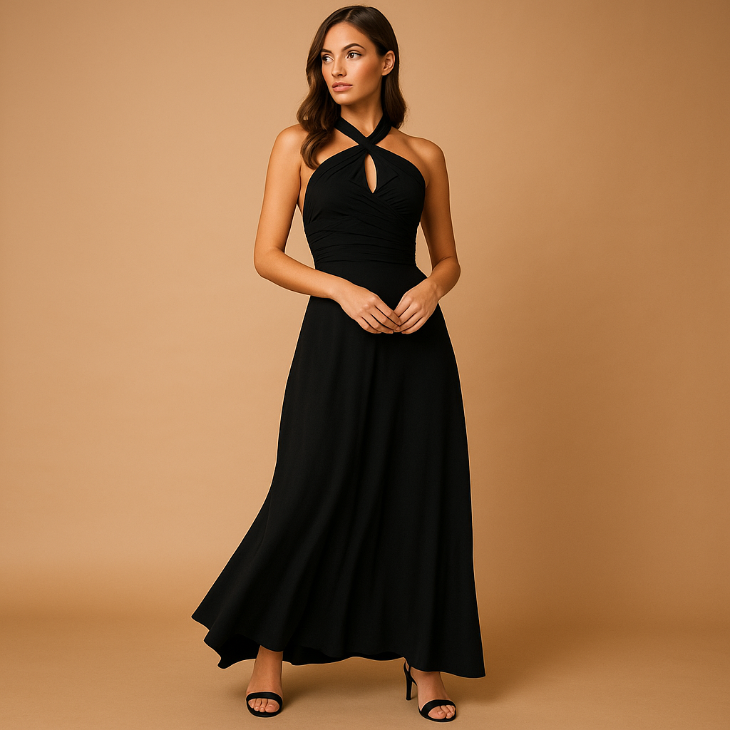 Women’s versatile multiway wrap dress with flattering fit and breathable fabric, perfect for casual days, parties, and summer events.